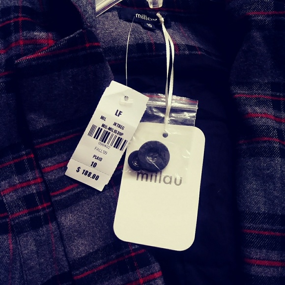 (New) Plaid Women's Blazer Jacket - Picture 4 of 4